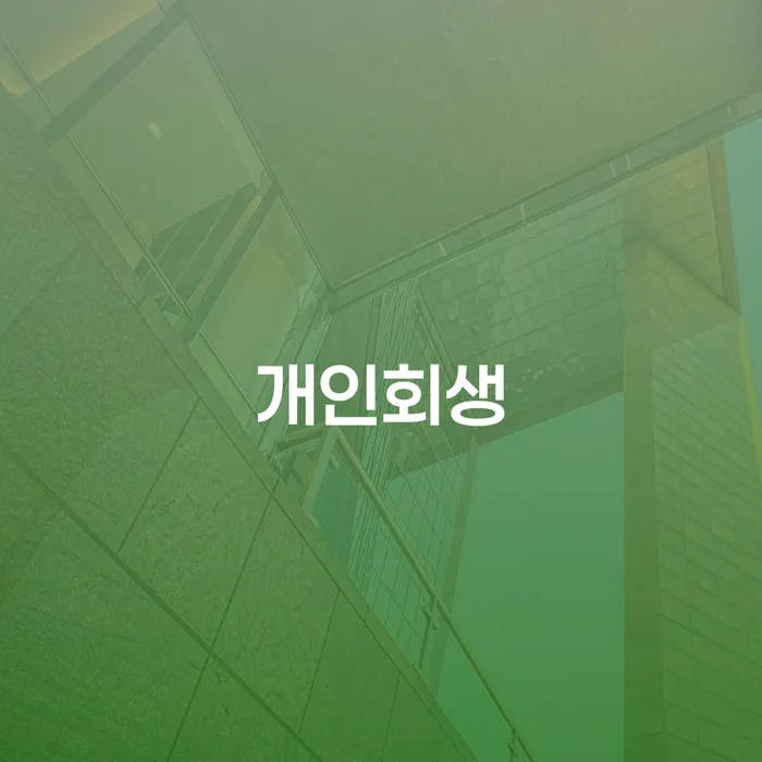 개인회생 면책 후 5년이 지나고 채무 개인회생으로 현명하게 잘 하는 곳