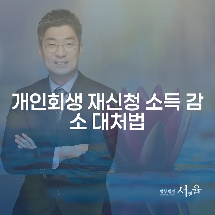 개인회생 재신청 소득 감소 대처법, 어떻게 해야 할까요?