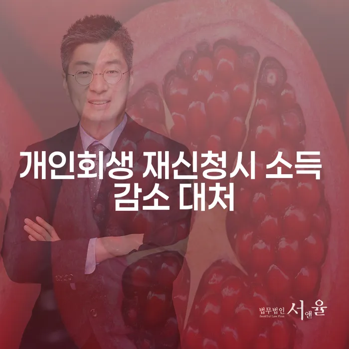 개인회생 재신청시 소득 감소에 어떻게 대처해야 할까?